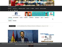 Tablet Screenshot of fuenlabradanoticias.com